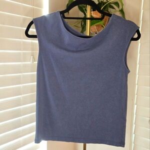 Madewell Fitted Blue Tank Top